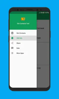 Sim Contacts Tool - Sim Contacts Import / Export android App screenshot 1