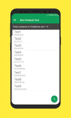 Sim Contacts Tool - Sim Contacts Import / Export android App screenshot 7